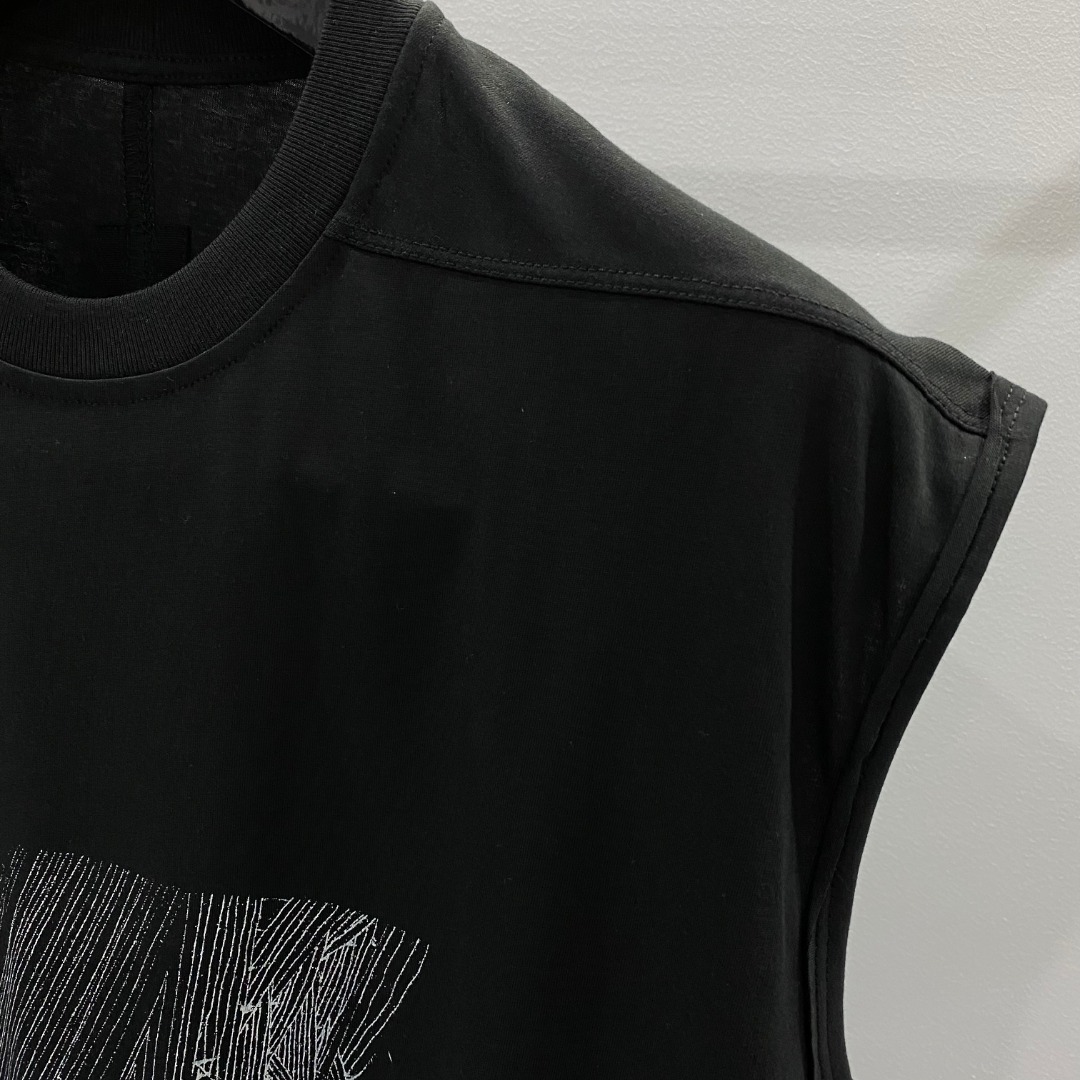 Rick Owens Drkshdw Strobe Sleeveless Tank Top - DopestKickz