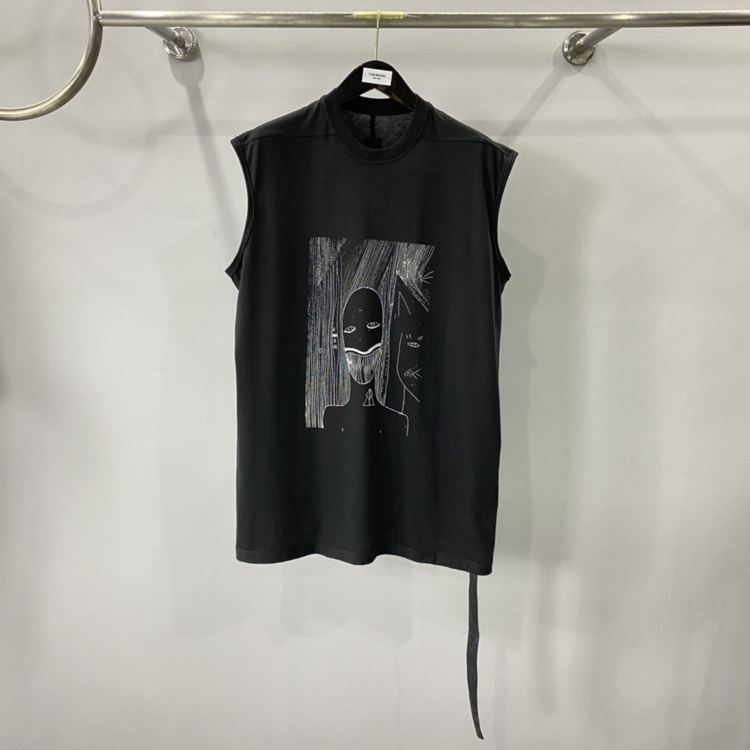 Rick Owens Drkshdw Strobe Sleeveless Tank Top - DopestKickz