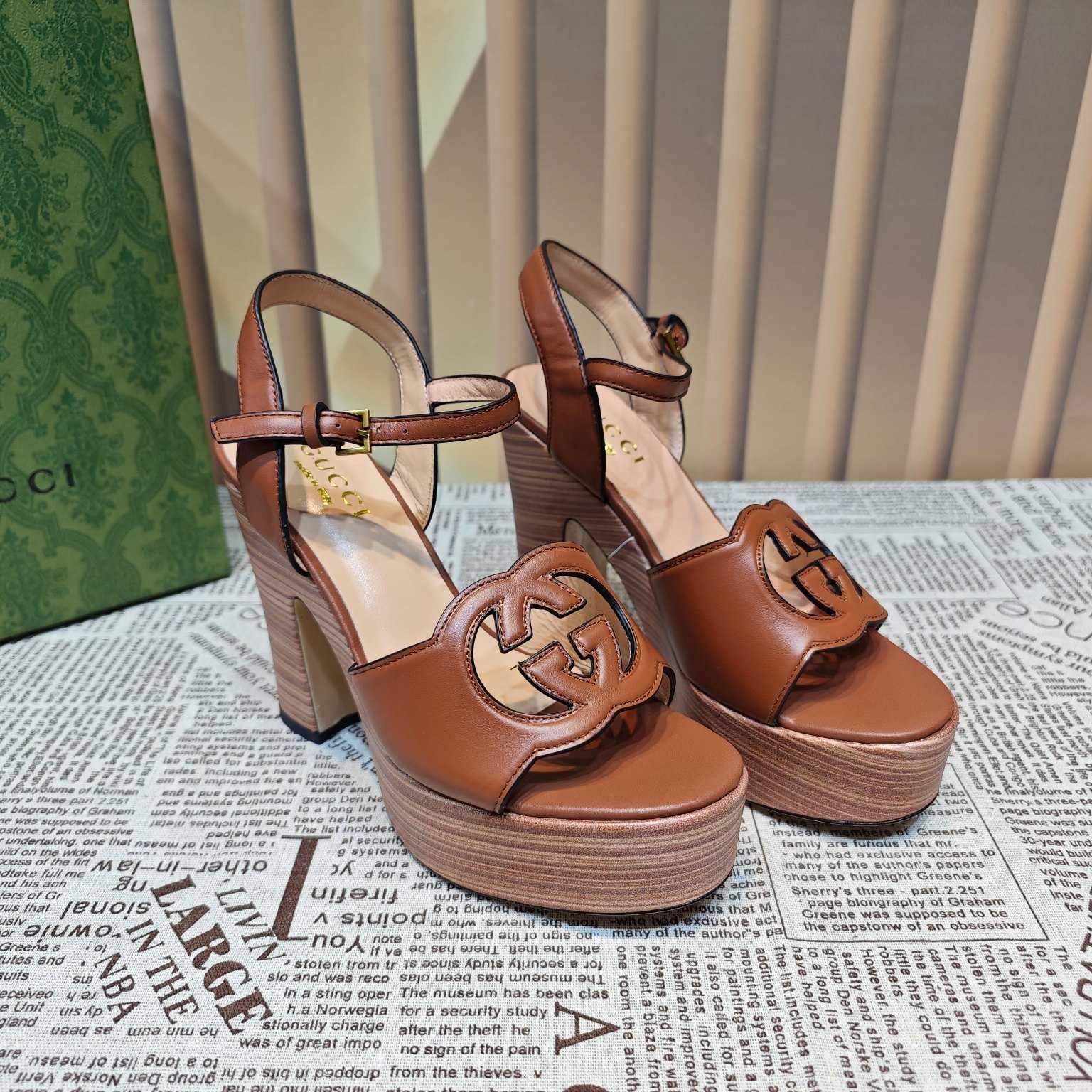 Gucci Women's Interlocking G Studs Sandal - DopestKickz