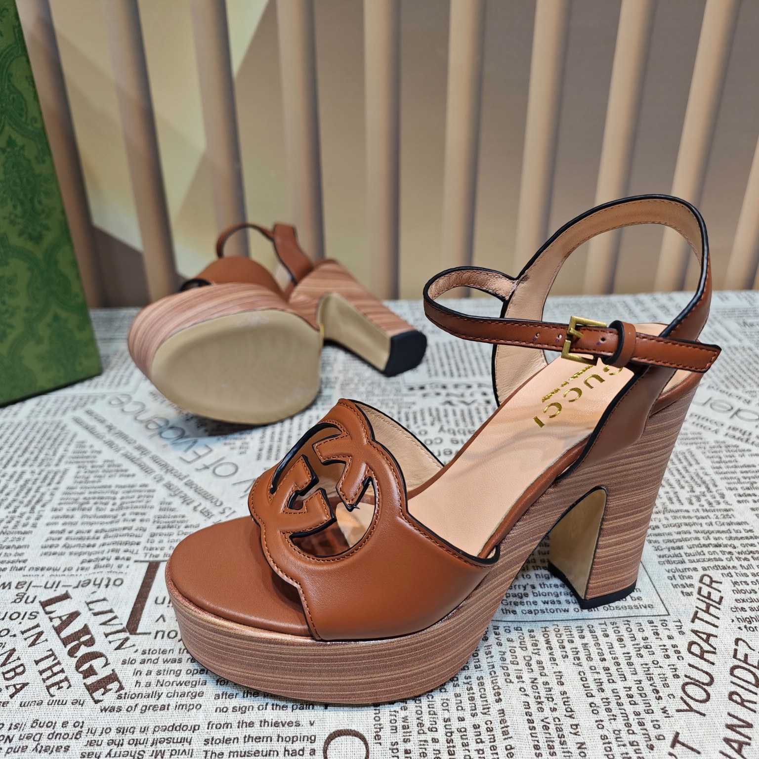 Gucci Women's Interlocking G Studs Sandal - DopestKickz