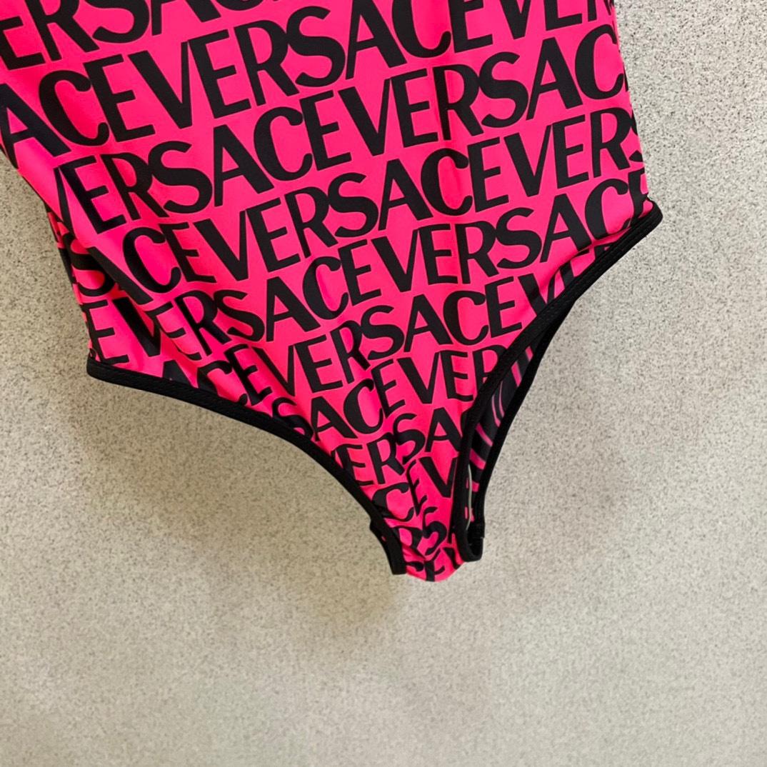Versace Allover Reversible Swimsuit - DopestKickz
