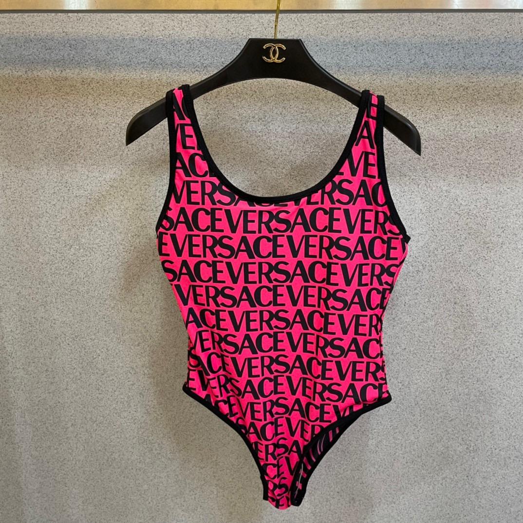 Versace Allover Reversible Swimsuit - DopestKickz