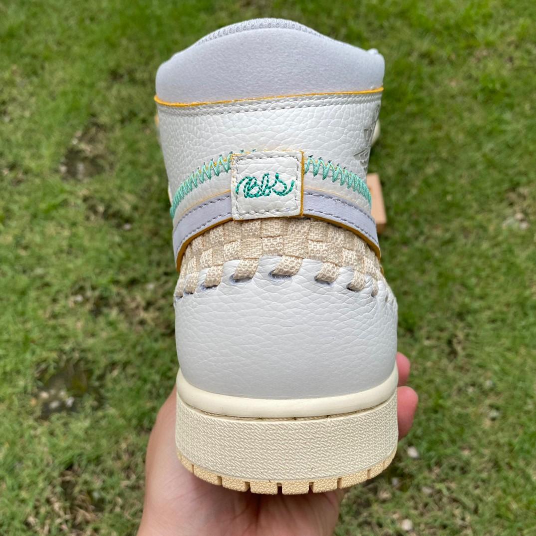Union x Air Jordan 1 High OG “Woven” Sneaker    FD2565-100 - DopestKickz