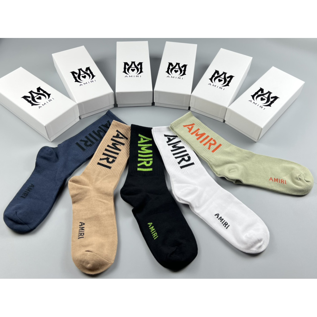 Amiri Socks /Box - DopestKickz