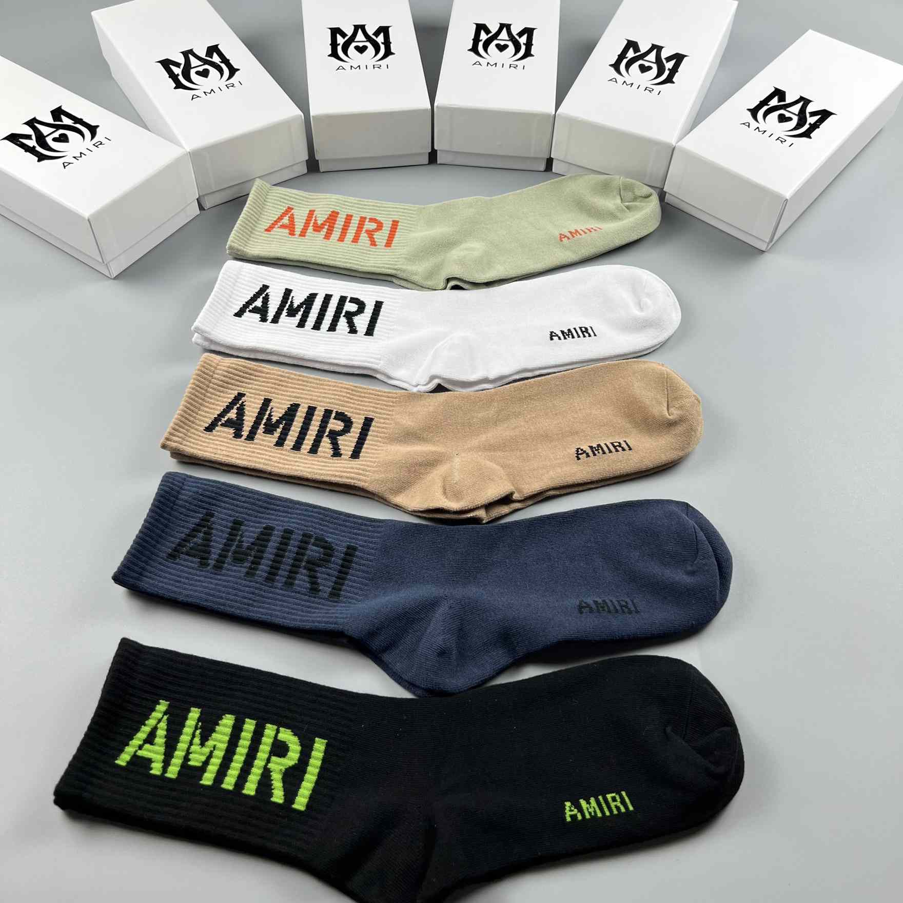 Amiri Socks /Box - DopestKickz