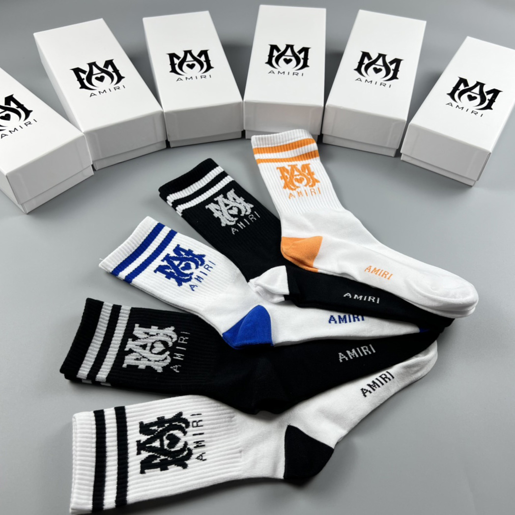 Amiri Socks /Box - DopestKickz