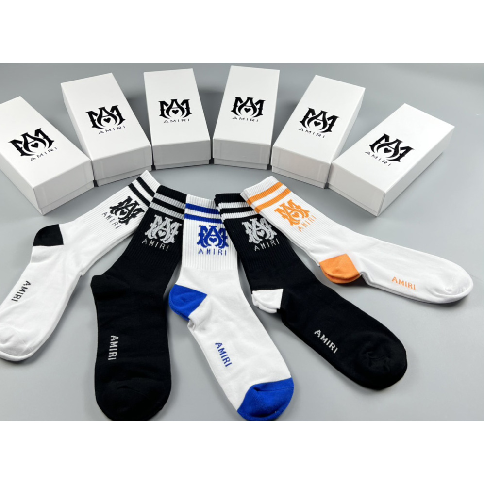 Amiri Socks /Box - DopestKickz