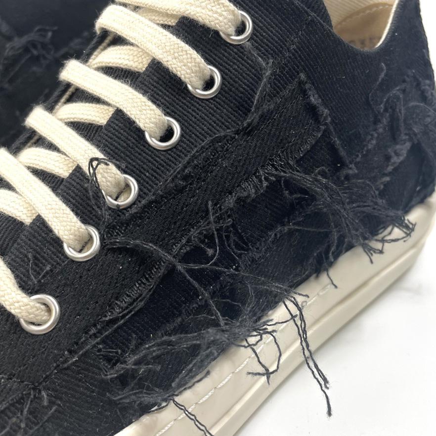 Rick Owens Drkshdw Distressed-effect Low-top Sneakers - DopestKickz