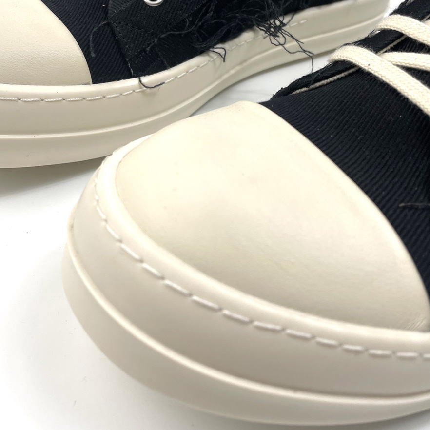 Rick Owens Drkshdw Distressed-effect Low-top Sneakers - DopestKickz