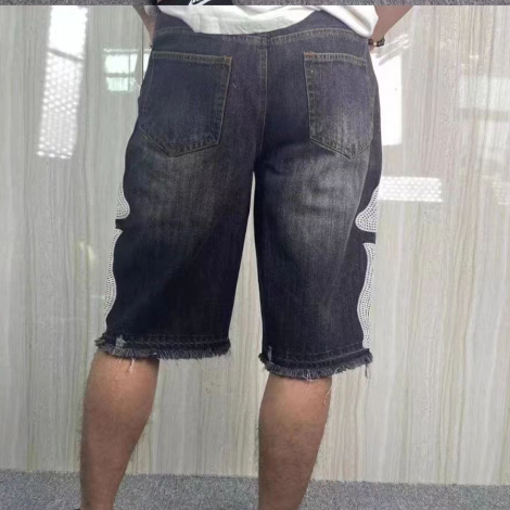 Kapital Skeleton Denim Shorts - DopestKickz