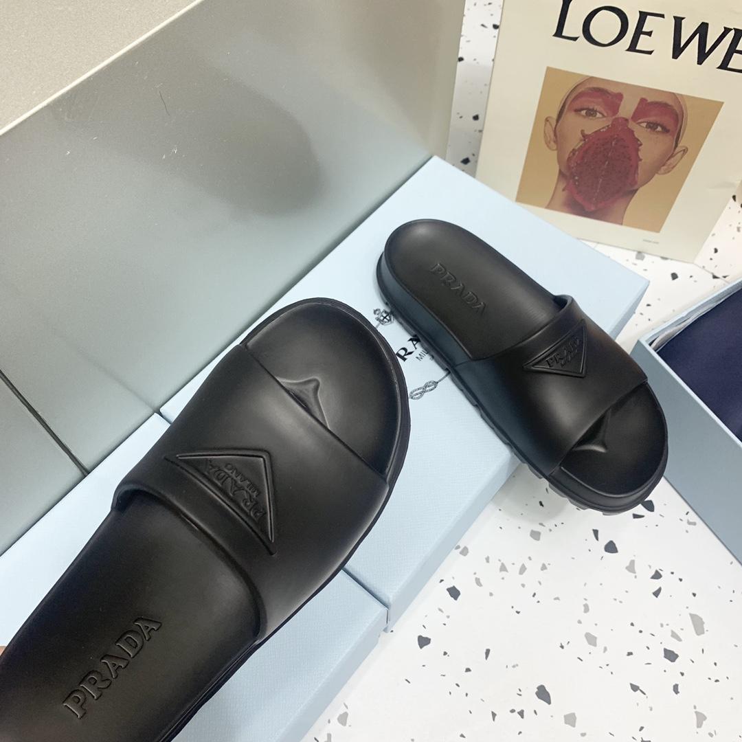 Prada Rubber Sandals  - DopestKickz