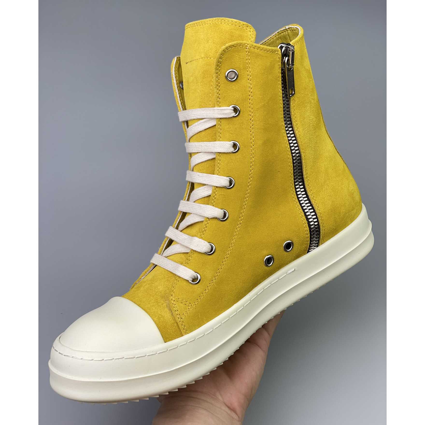 Rick Owens Strobe High-Top Sneakers - DopestKickz