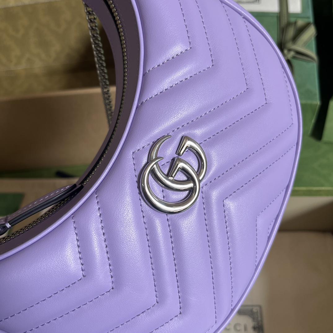 Gucci GG Marmont Half-Moon-Shaped Mini Bag(21.5-11-5cm) - DopestKickz
