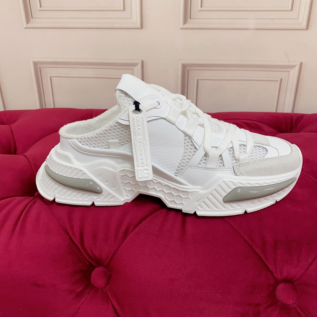 Dolce & Gabbana Mixed-material Airmaster Mule Sneakers - DopestKickz