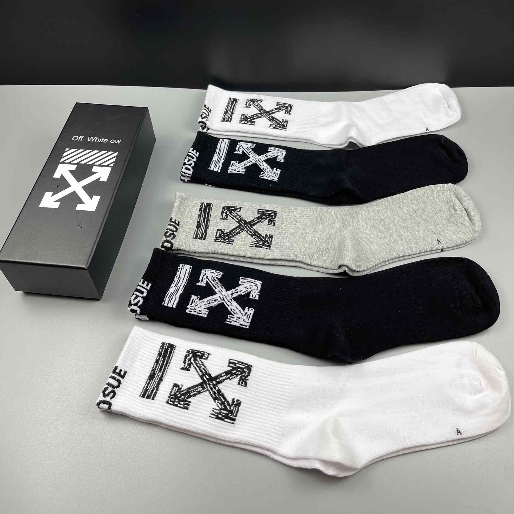Off White Socks/Box - DopestKickz