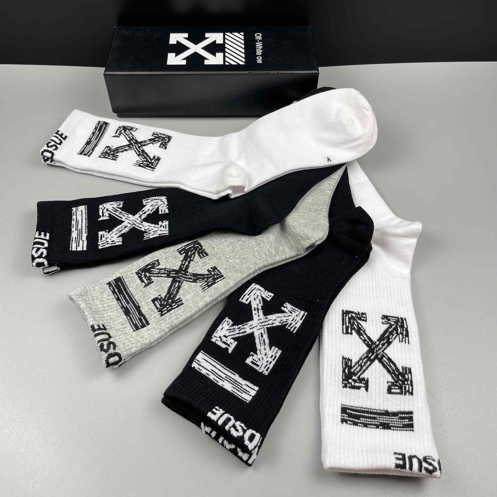 Off White Socks/Box - DopestKickz