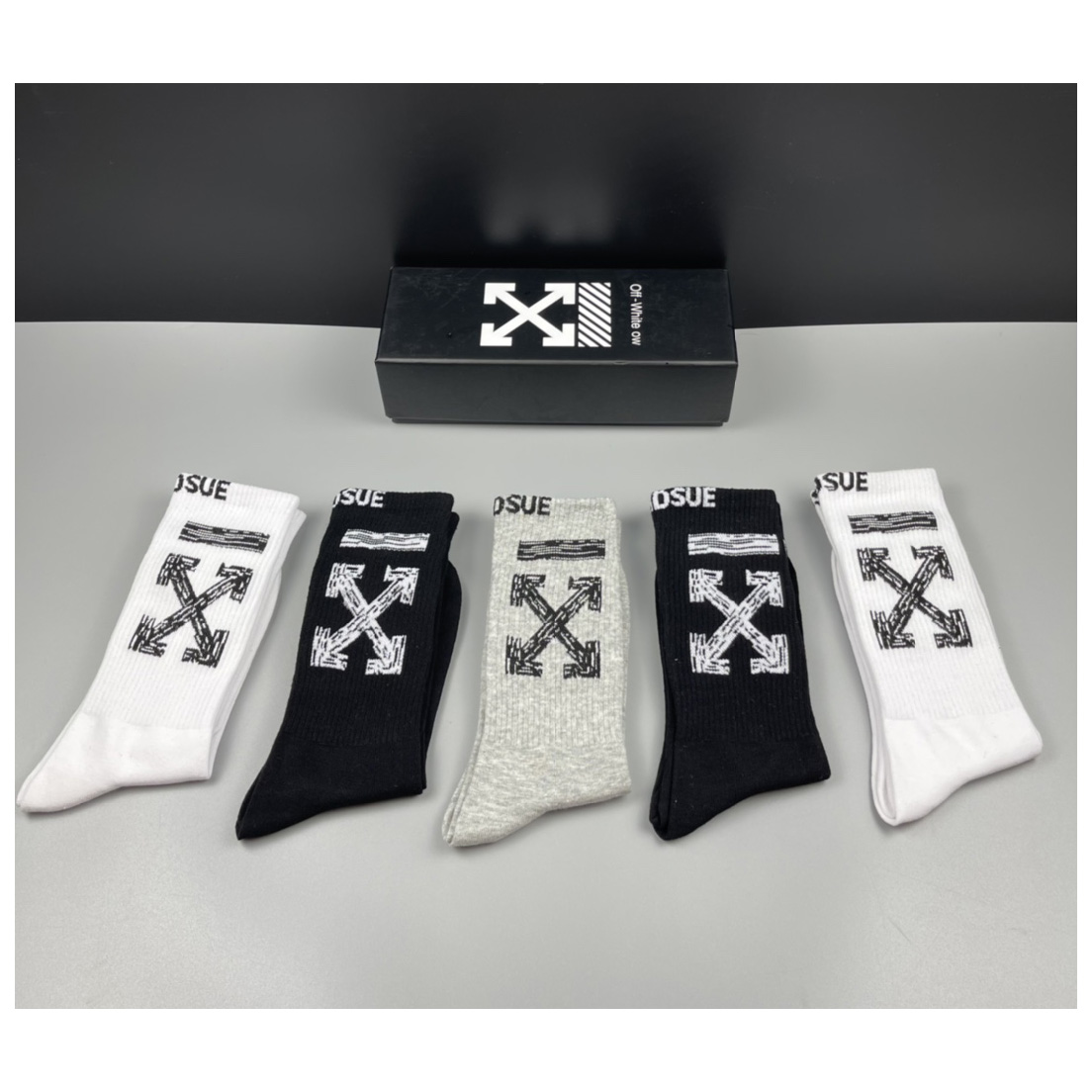 Off White Socks/Box - DopestKickz