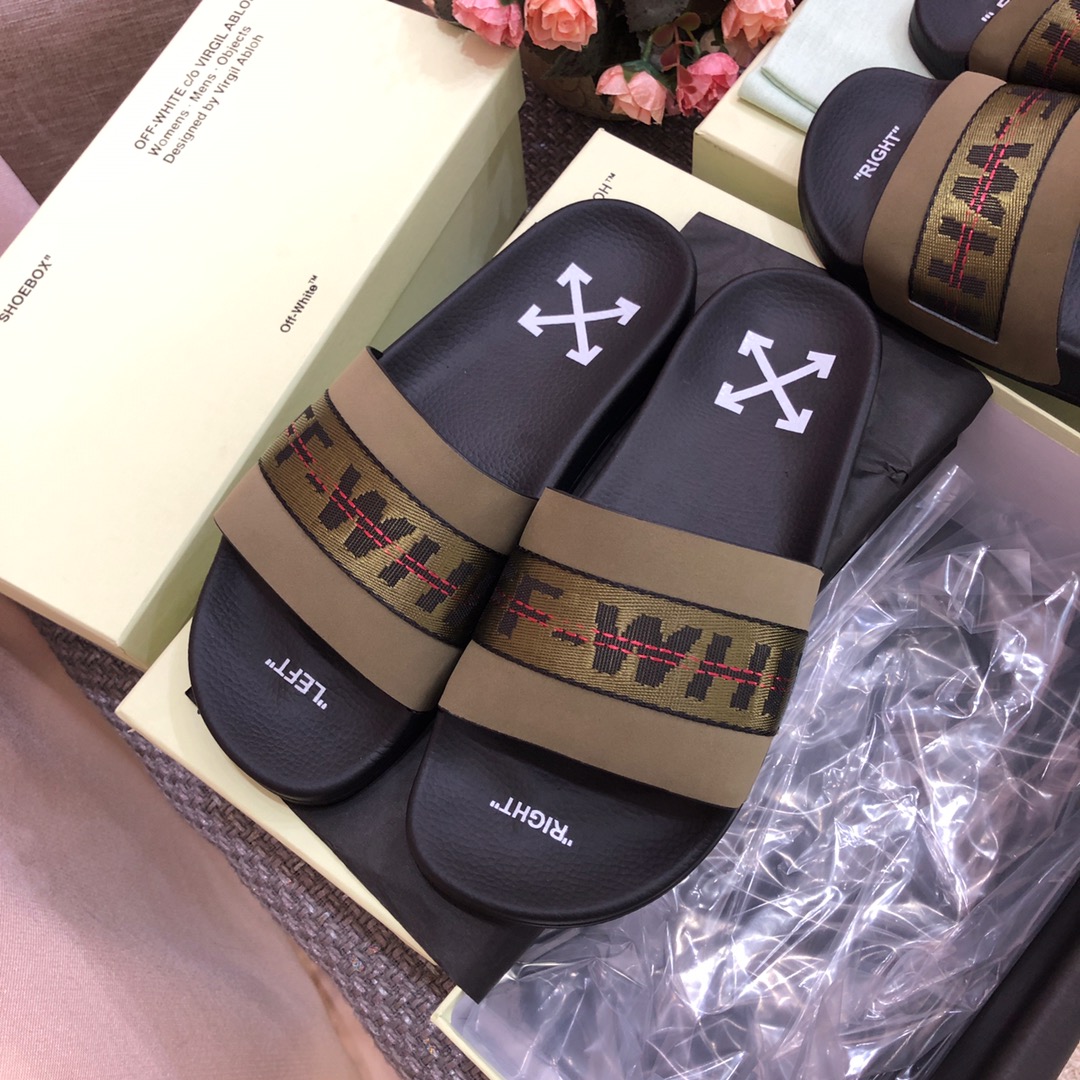Off White Slides - DopestKickz
