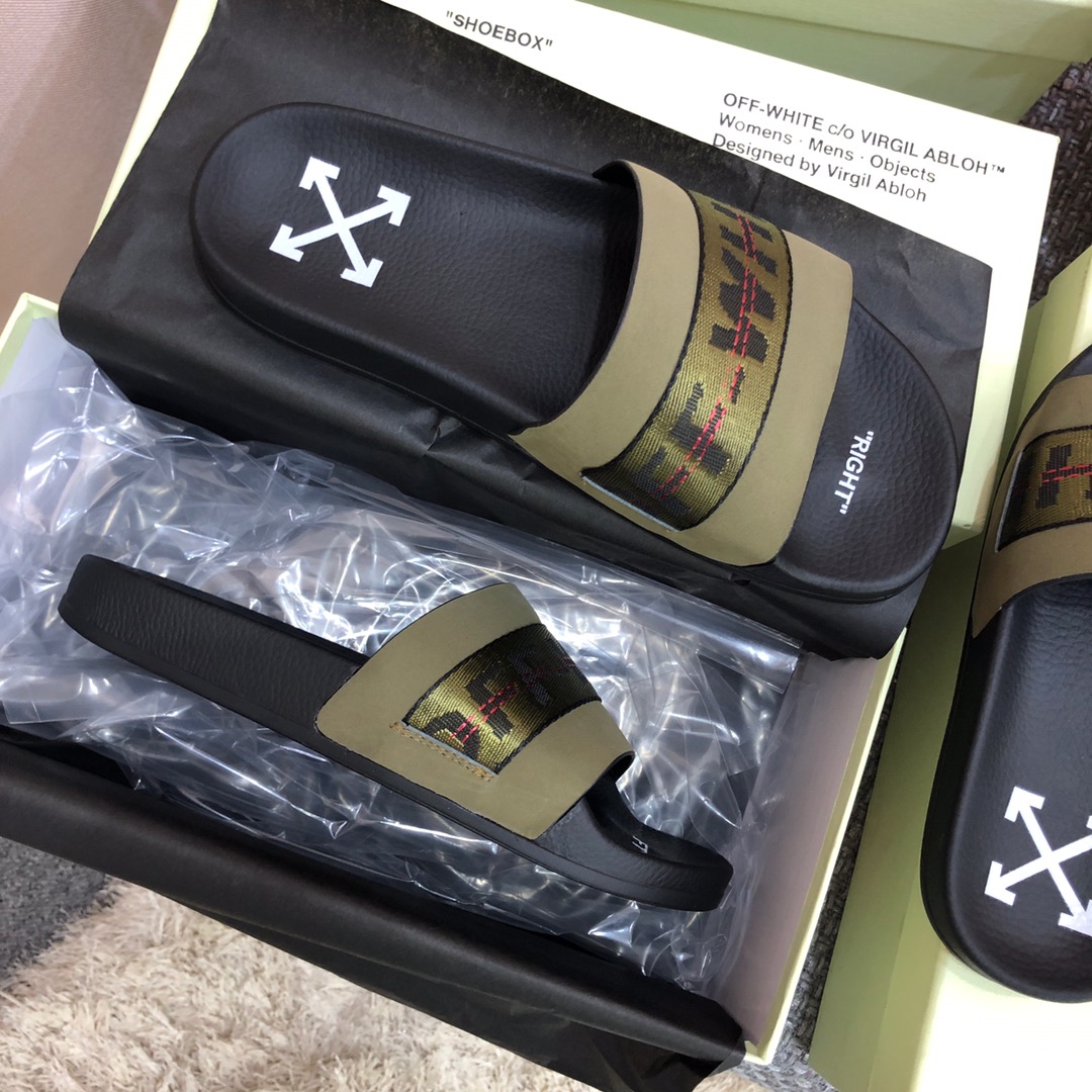 Off White Slides - DopestKickz