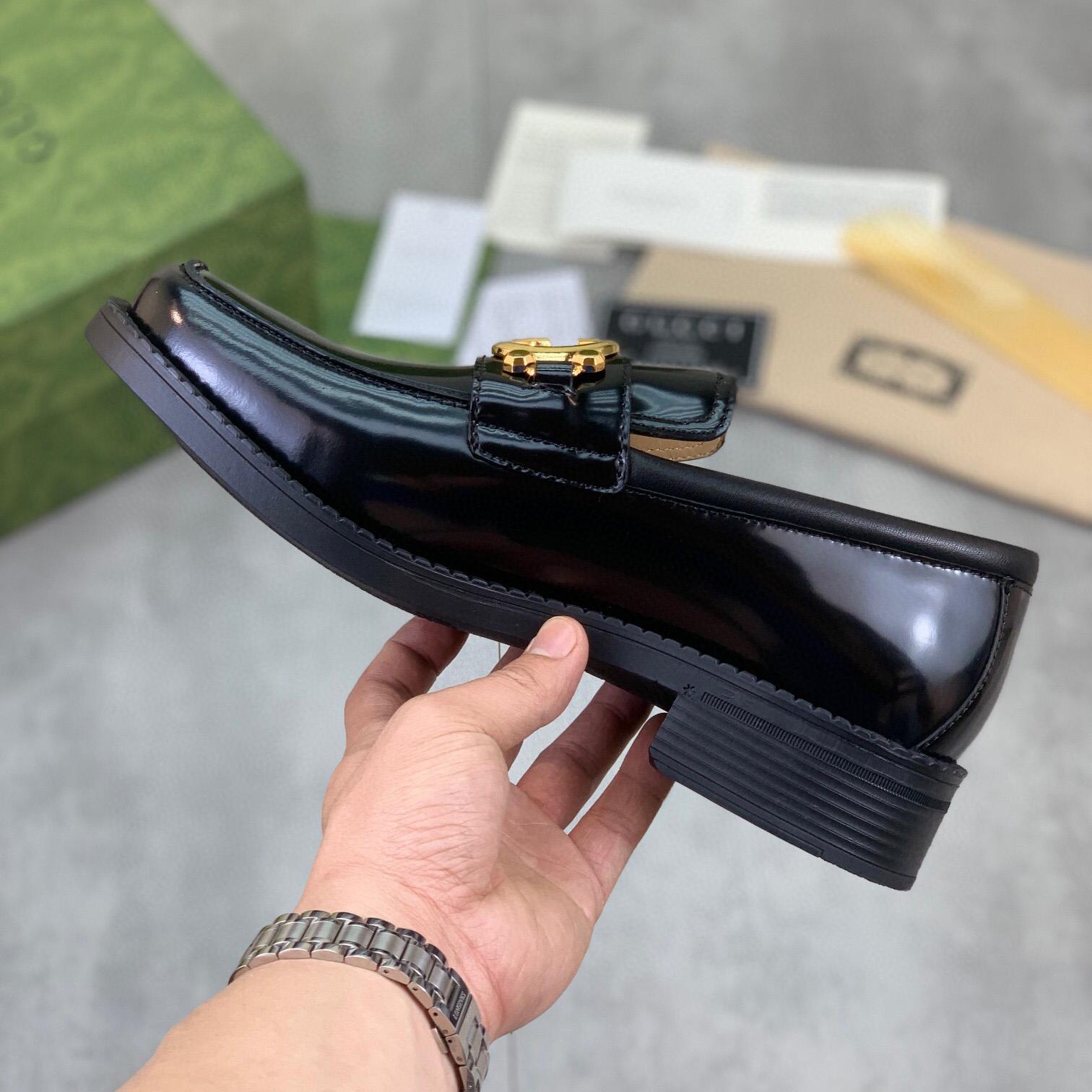 Gucci GG Leather Loafers(Upon Uk Size) - DopestKickz