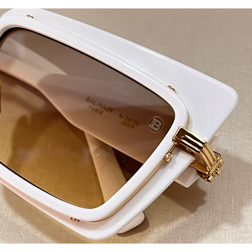 Balmain Admirable Rectangle-frame Sunglasses   BPS-130 - DopestKickz