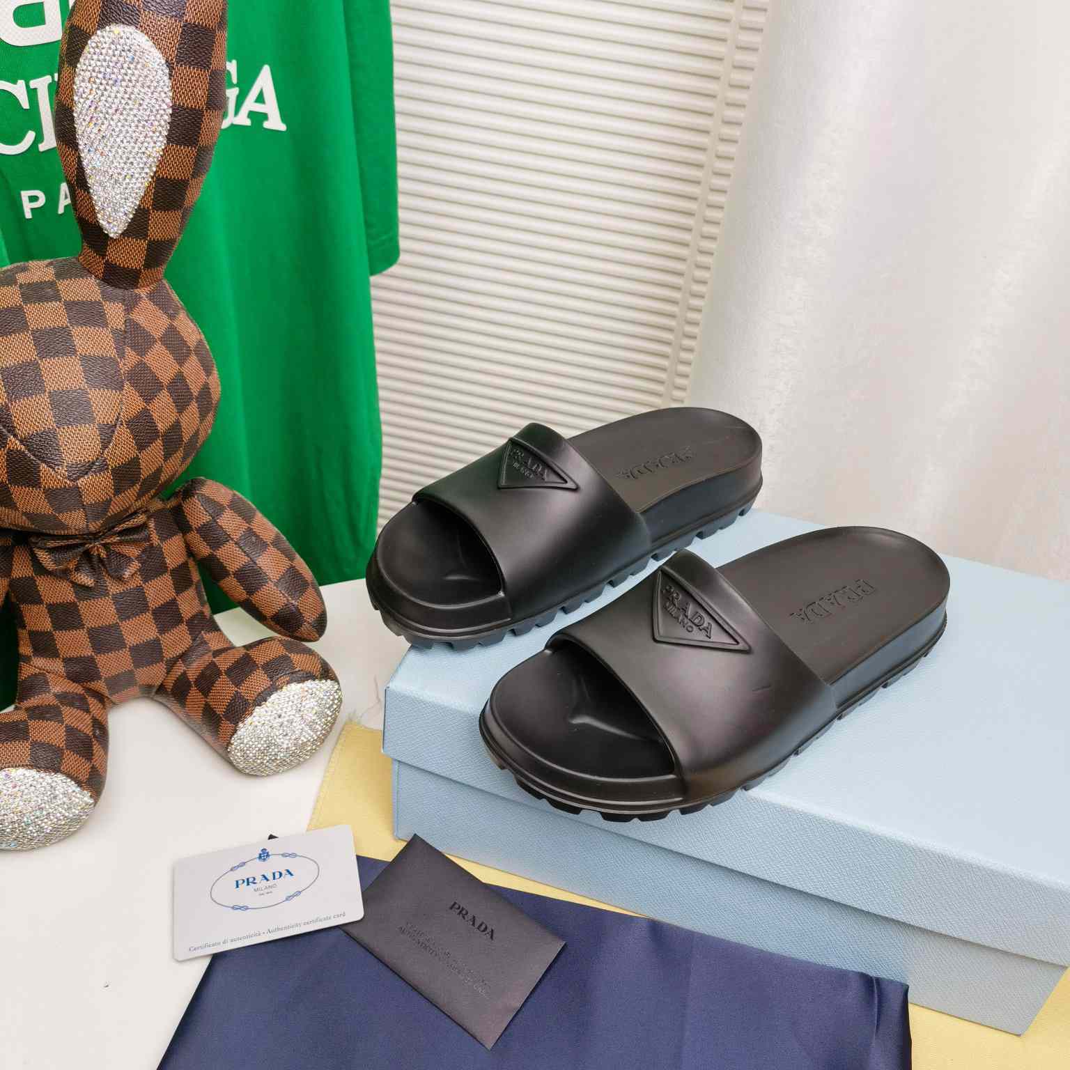 Prada Rubber Slides - DopestKickz