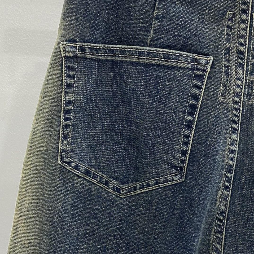 Rick Owens Drkshdw Blue Bolan Bootcut Jeans - DopestKickz
