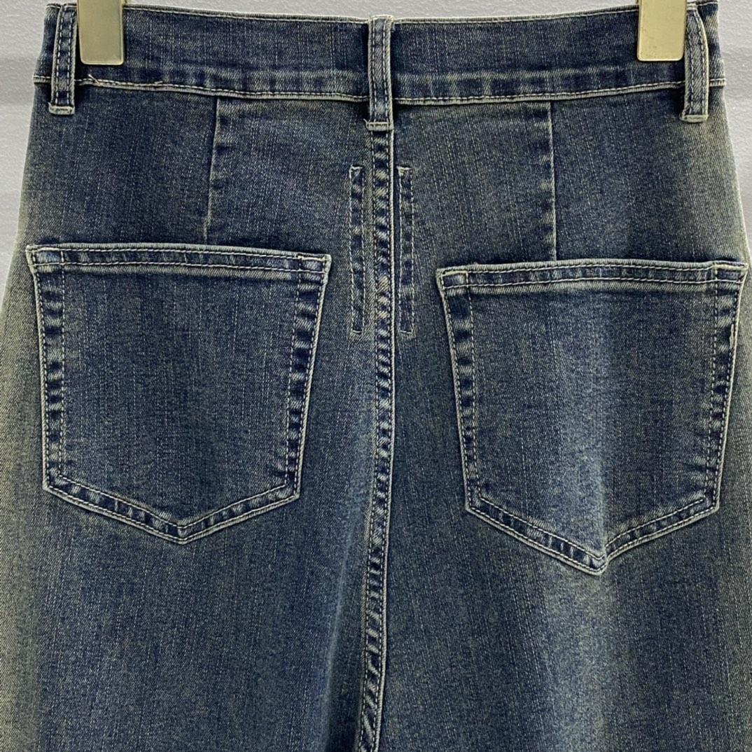 Rick Owens Drkshdw Blue Bolan Bootcut Jeans - DopestKickz