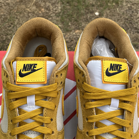 Nike Dunk Low WMNS “Gold Suede” Sneaker       DV7411-200 - DopestKickz