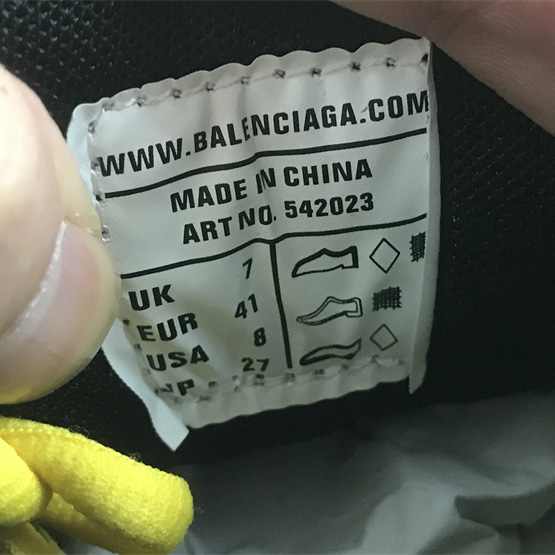 Balenciaga Track Graffiti Sneaker In Yellow - DopestKickz