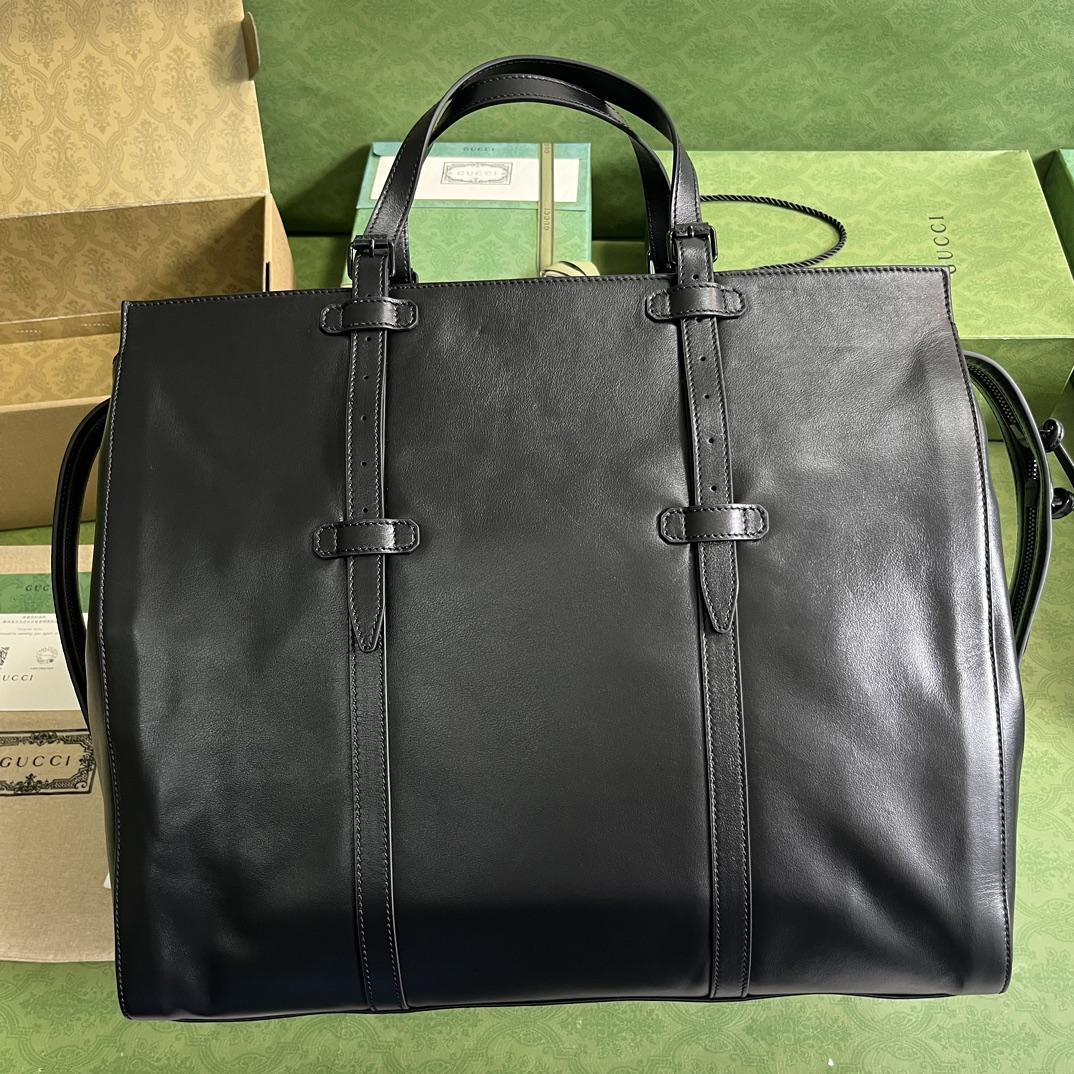 Gucci Large Tote Bag With Tonal Double G (47-36-24cm) - DopestKickz