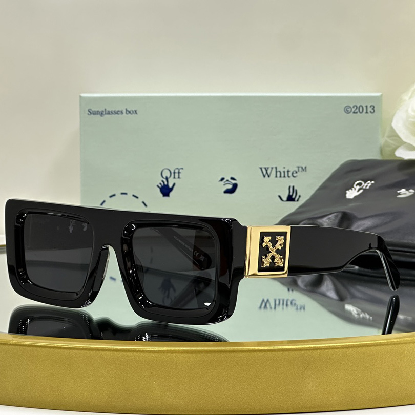 Off White Arrows-motif Sunglasses          OERI049  - DopestKickz
