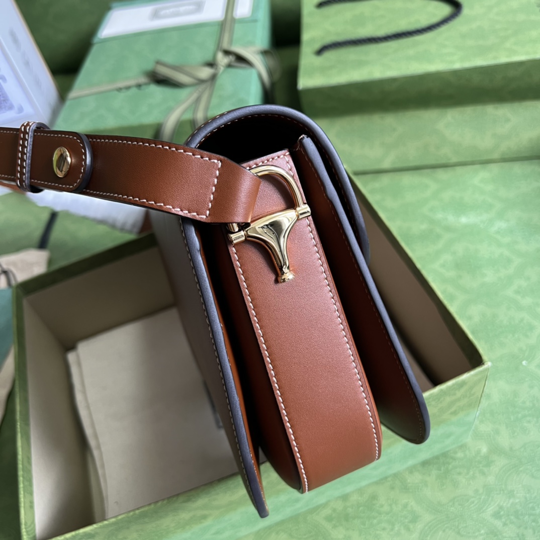 Gucci Horsebit 1955 Shoulder Bag(25-18-8cm)    - DopestKickz