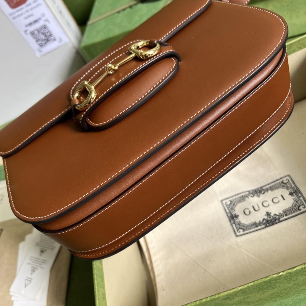 Gucci Horsebit 1955 Shoulder Bag(25-18-8cm)    - DopestKickz