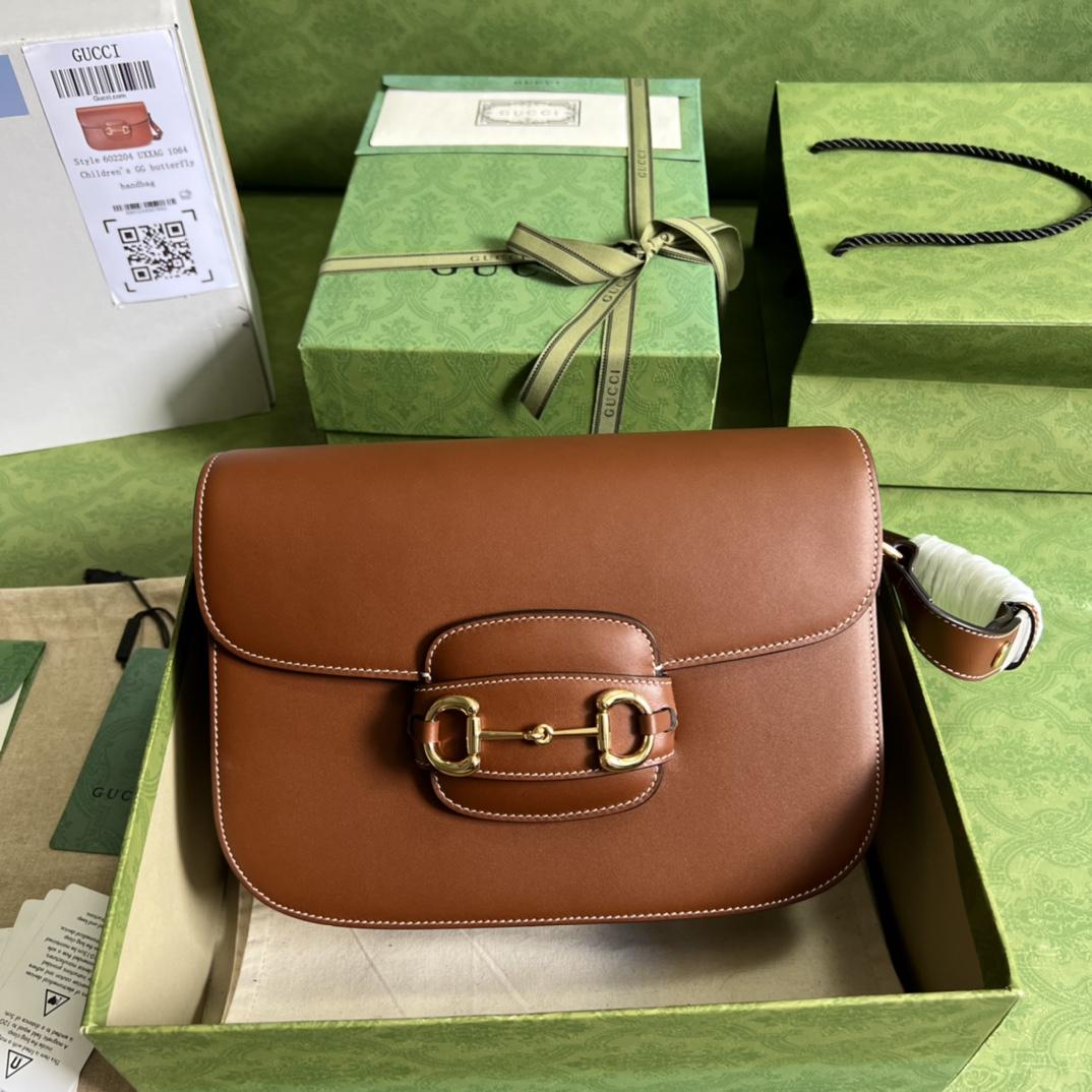 Gucci Horsebit 1955 Shoulder Bag(25-18-8cm)    - DopestKickz