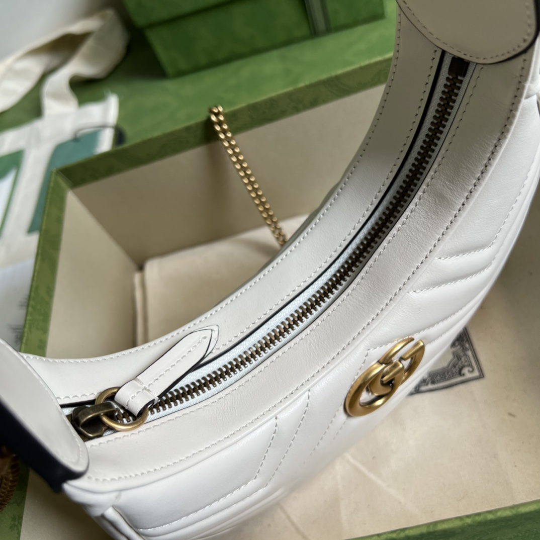 Gucci GG Marmont Half-Moon-Shaped Mini Bag(21.5-11-5cm) - DopestKickz