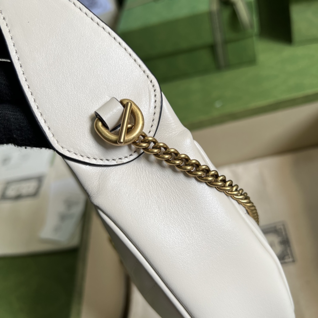 Gucci GG Marmont Half-Moon-Shaped Mini Bag(21.5-11-5cm) - DopestKickz