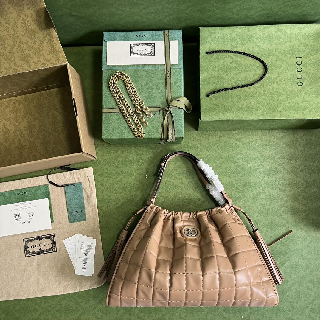 Gucci Deco Medium Tote Bag(43-28-8cm) - DopestKickz