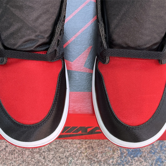 Air Jordan 1 High OG WMNS “Satin Bred” Sneaker     FD4810-061 - DopestKickz
