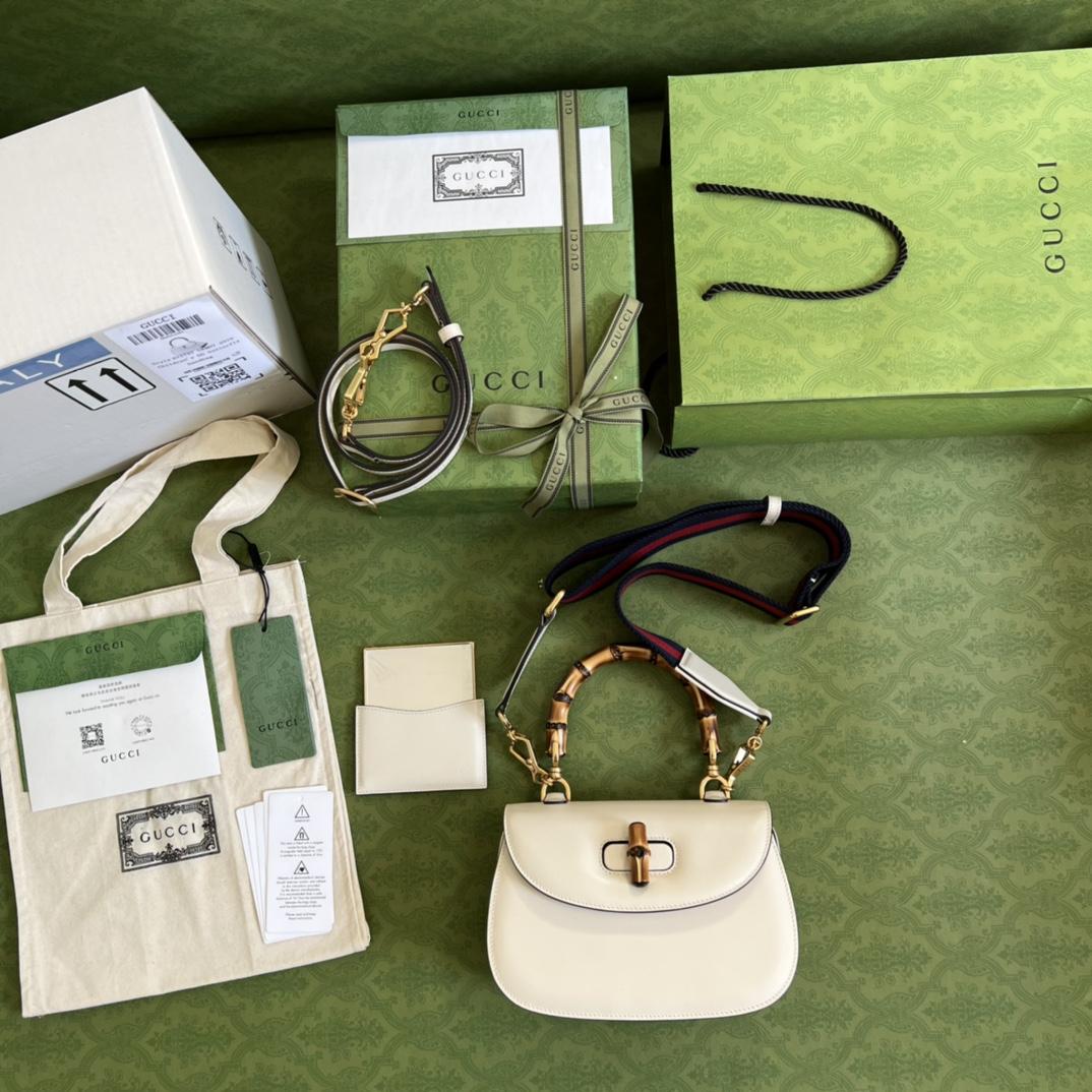 Gucci Bamboo 1947 Small Top Handle Bag (21-15-7cm) - DopestKickz