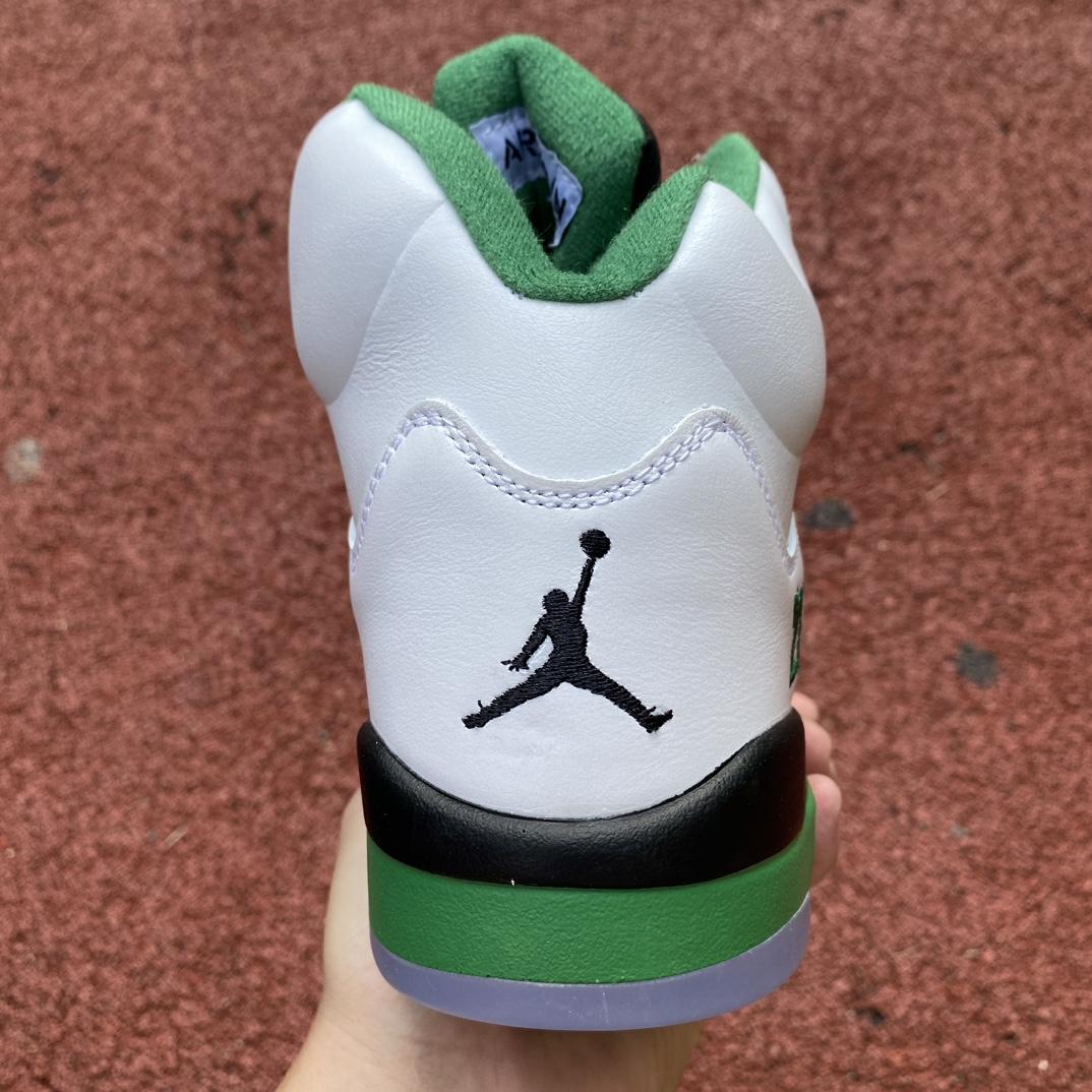 Air Jordan 5 Burgundy Lucky Green Sneakers         dd9336-103 - DopestKickz