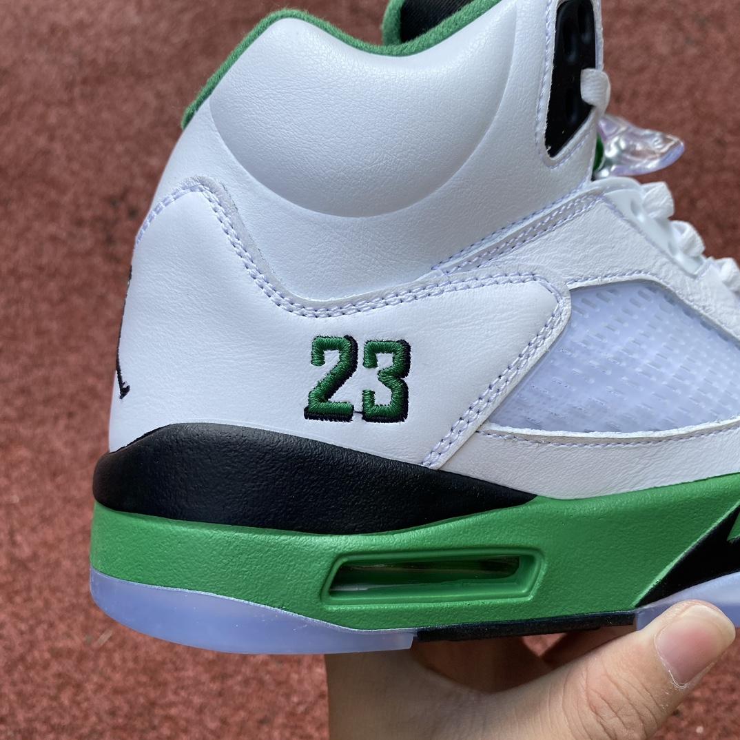 Air Jordan 5 Burgundy Lucky Green Sneakers         dd9336-103 - DopestKickz