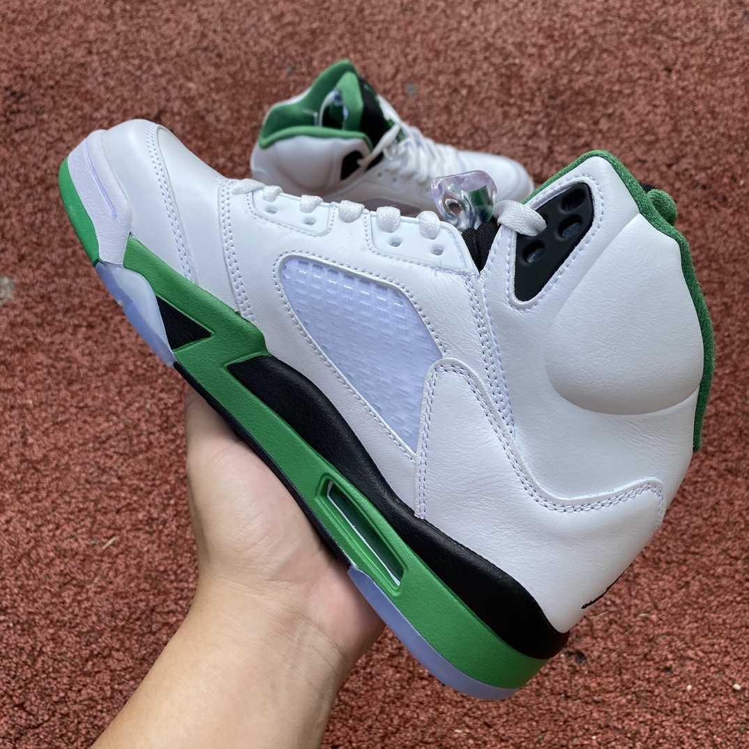 Air Jordan 5 Burgundy Lucky Green Sneakers         dd9336-103 - DopestKickz