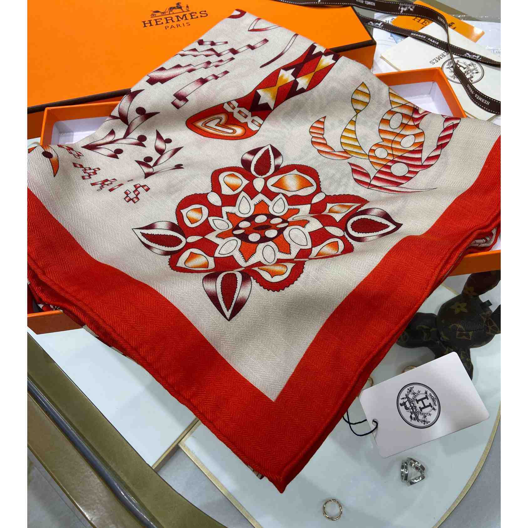 Hermes En Attendant Ulysse Shawl 140 - DopestKickz