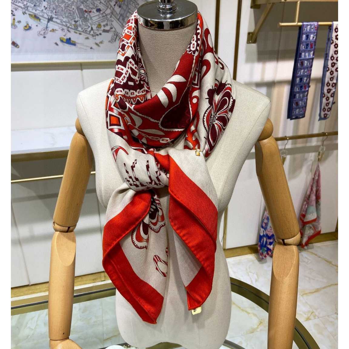 Hermes En Attendant Ulysse Shawl 140 - DopestKickz