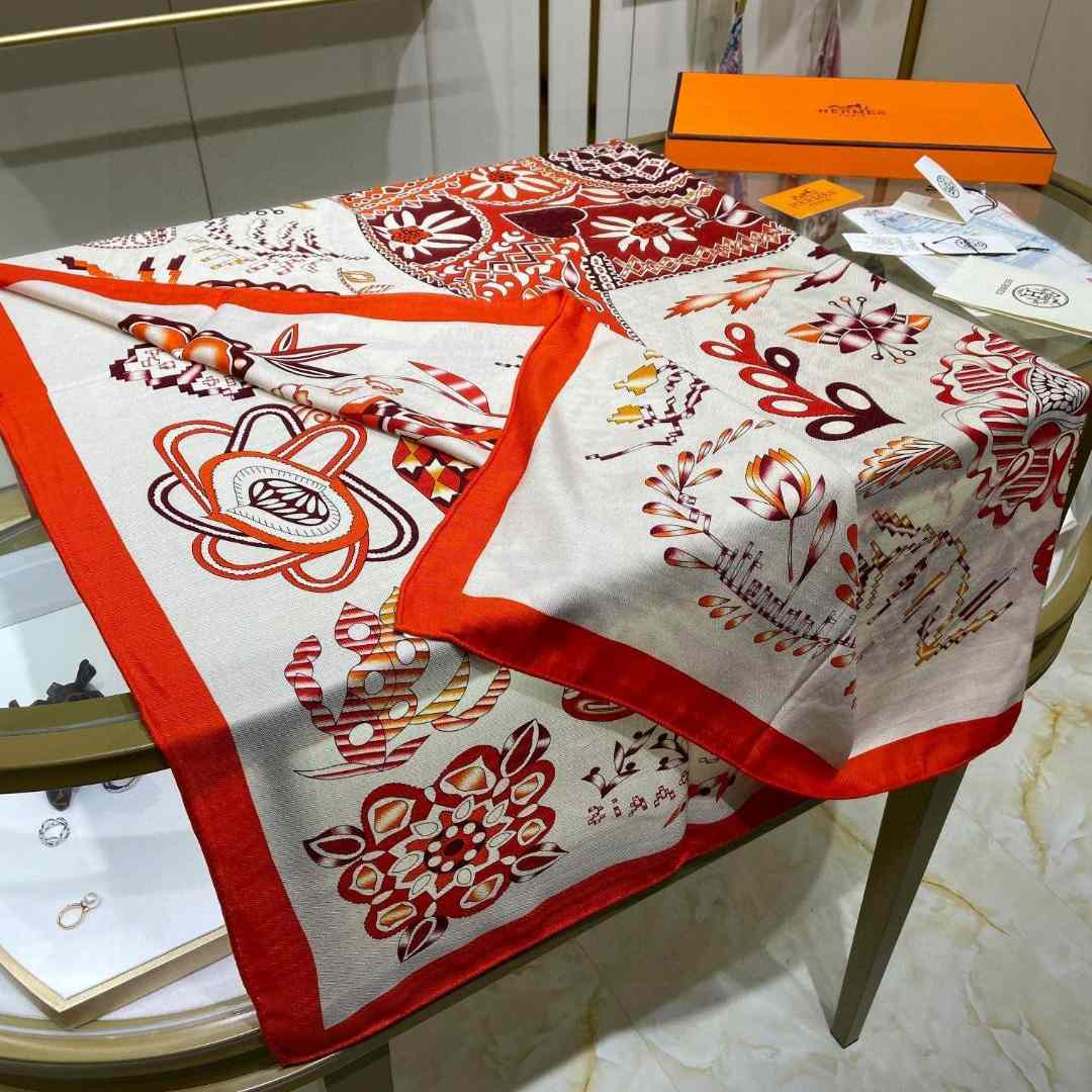 Hermes En Attendant Ulysse Shawl 140 - DopestKickz