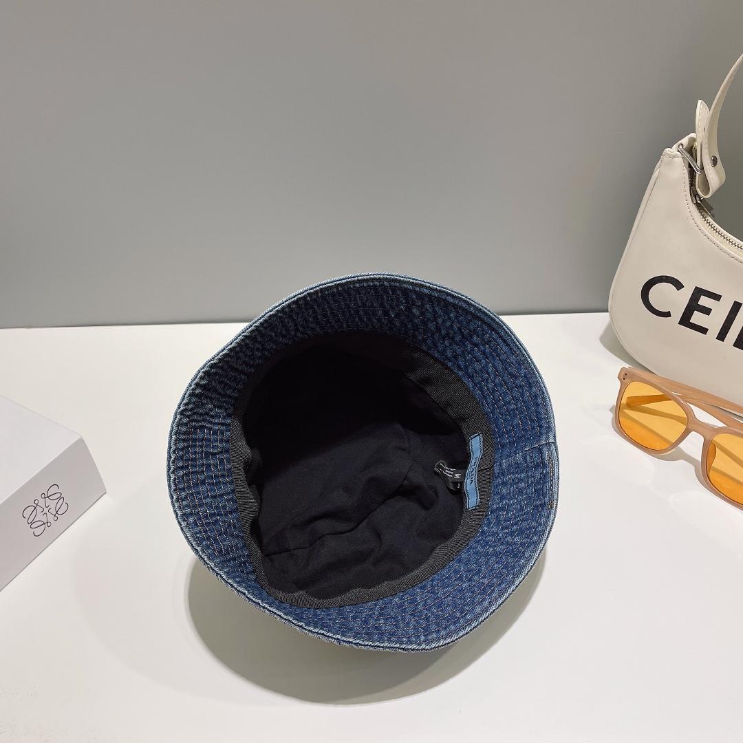 Prada Denim Bucket Hat - DopestKickz