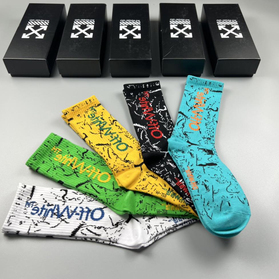 Off White Socks/Box - DopestKickz