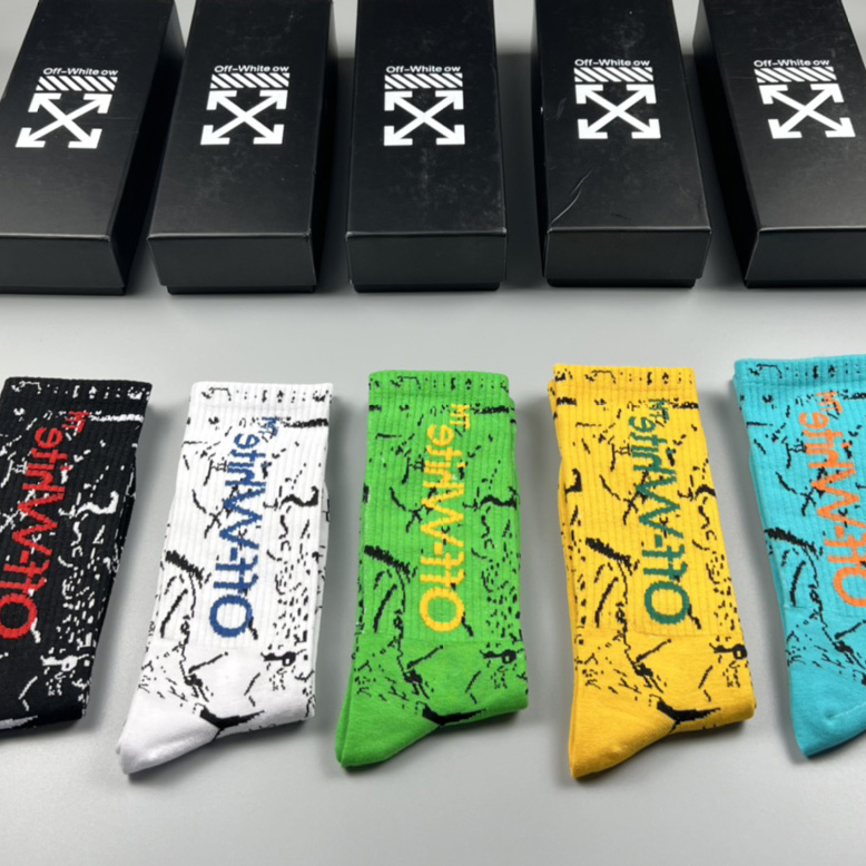 Off White Socks/Box - DopestKickz