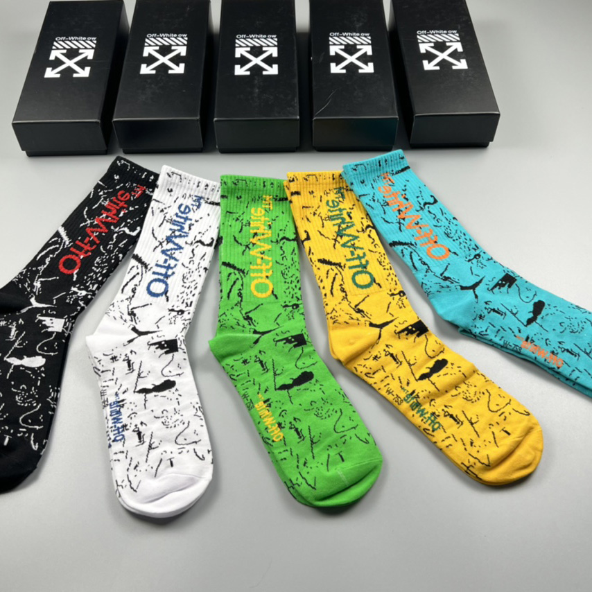 Off White Socks/Box - DopestKickz